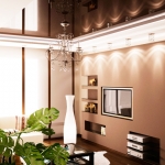 Гостиная в коричневых тонах. Ижевск